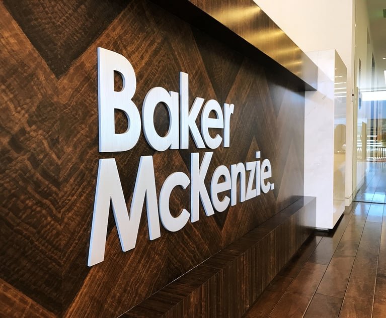 Baker McKenzie Office Sign