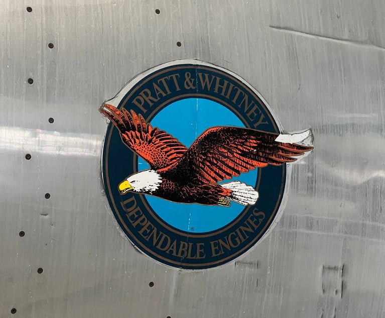 Pratt & Whitney sign