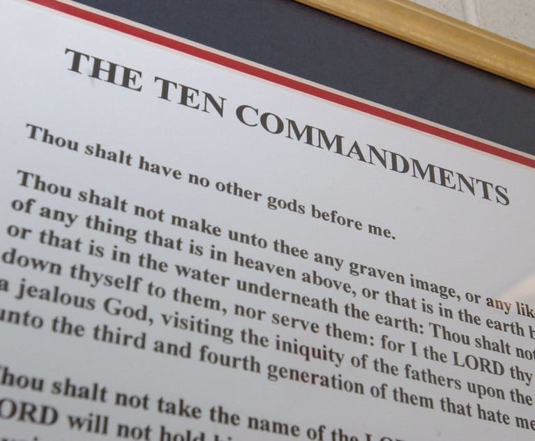 La. Families File Suit Over Law Requiring 10 Commandments in Classrooms