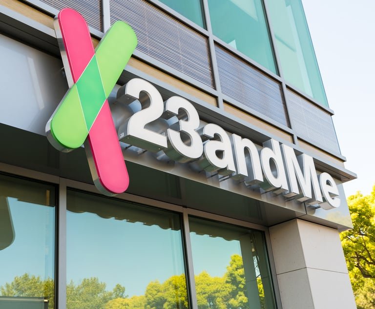 Mountain View, California - April 26, 2018: A logo sign outside of the headquarters of 23andMe. The company is an American personal genomics and biotechnology company based in Mountain View, California. Credit: michelmond/Adobe Stock