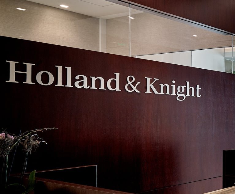 Holland & Knight sign