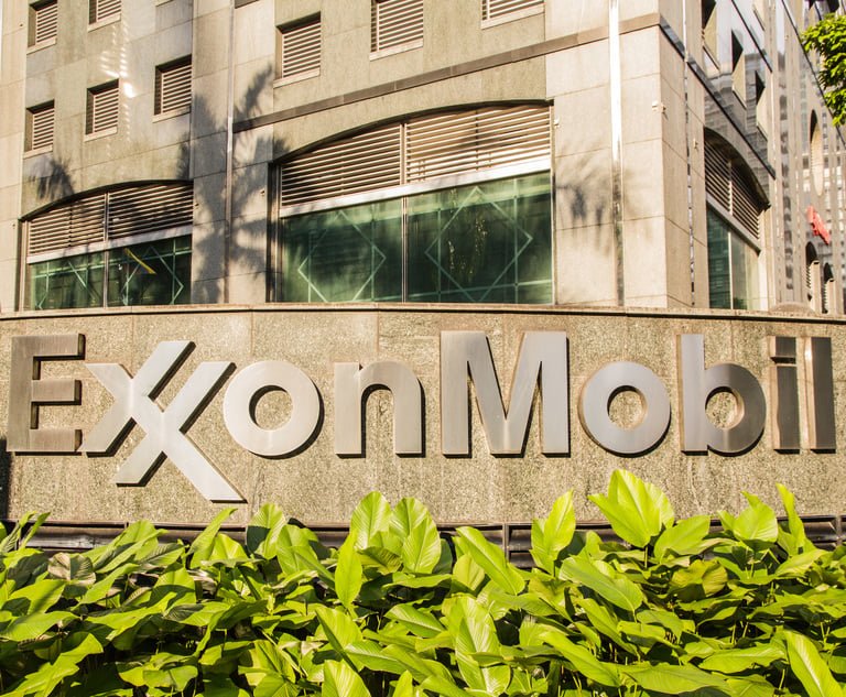 ExxonMobil sign