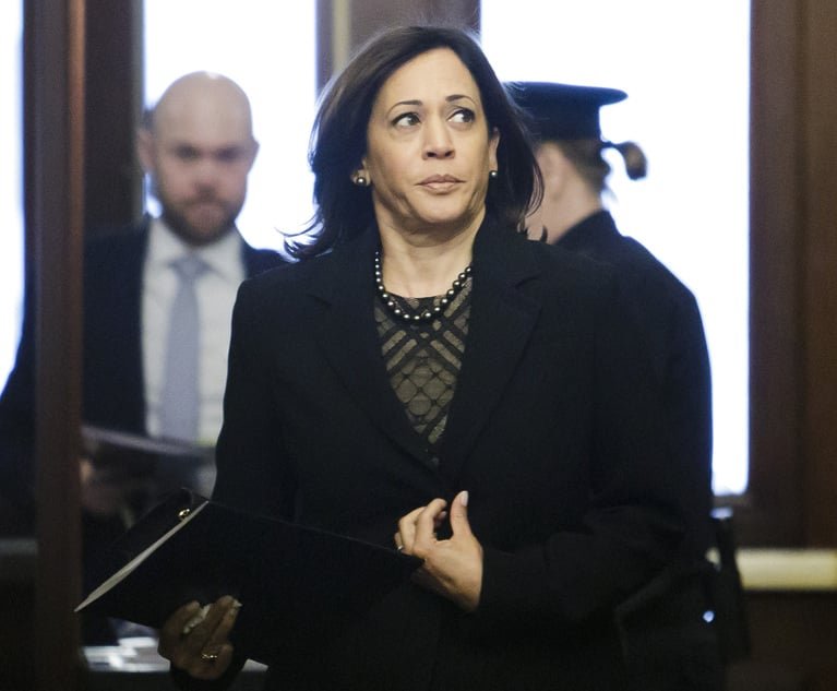 Big Law Lawyers Ready to Drop Big Dollars at SF, LA Events for Kamala Harris