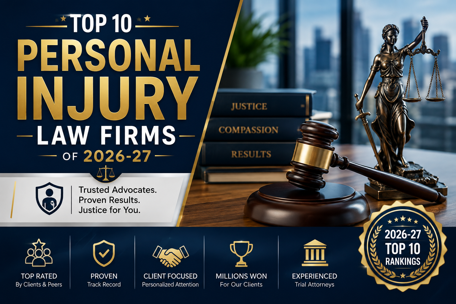 Top 10 Personal Injury Law Firms of 2026-27