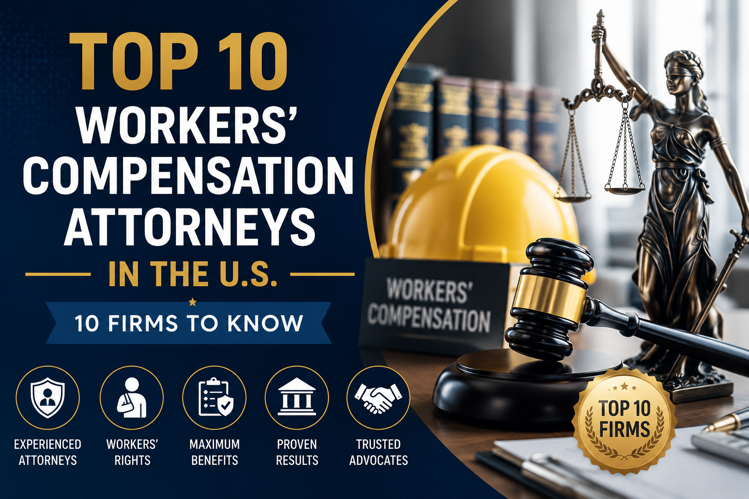 Top 10 Workers’ Compensation Attorneys in the U.S.: 10 Firms to Know