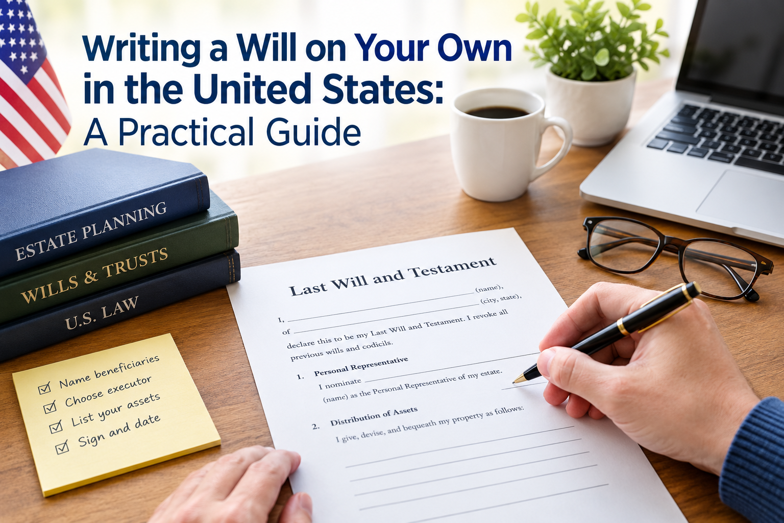 Writing a Will on Your Own in the United States: A Practical Guide