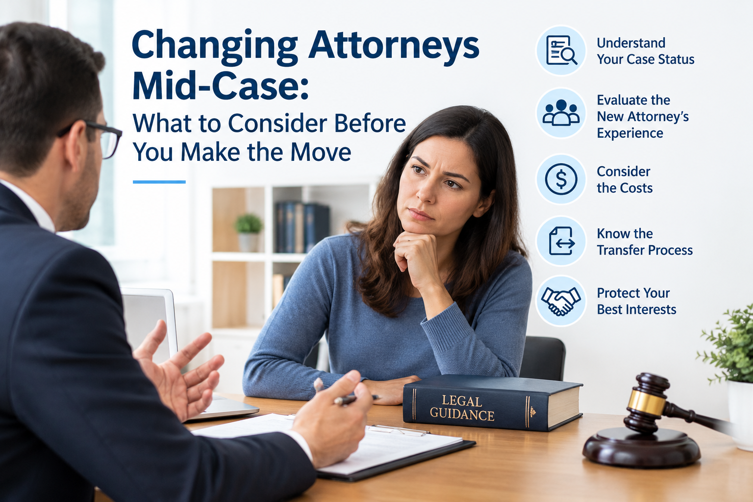 Changing Attorneys Mid-Case: What to Consider Before You Make the Move