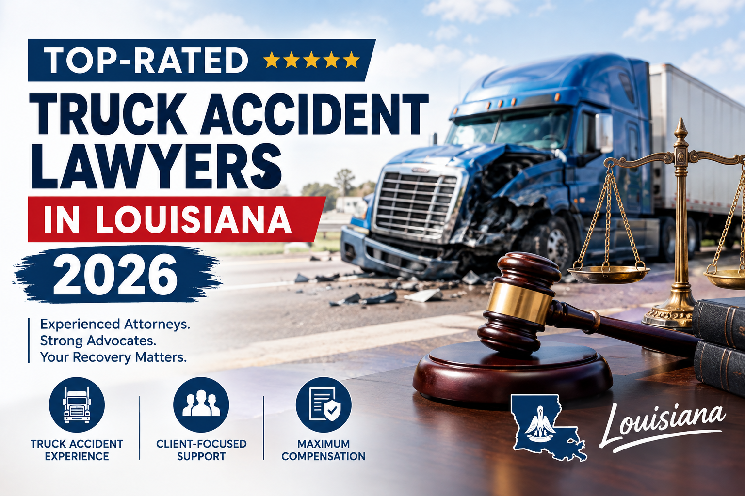 Top-Rated Truck Accident Lawyers in Louisiana: Protecting Your Rights After a Serious Crash