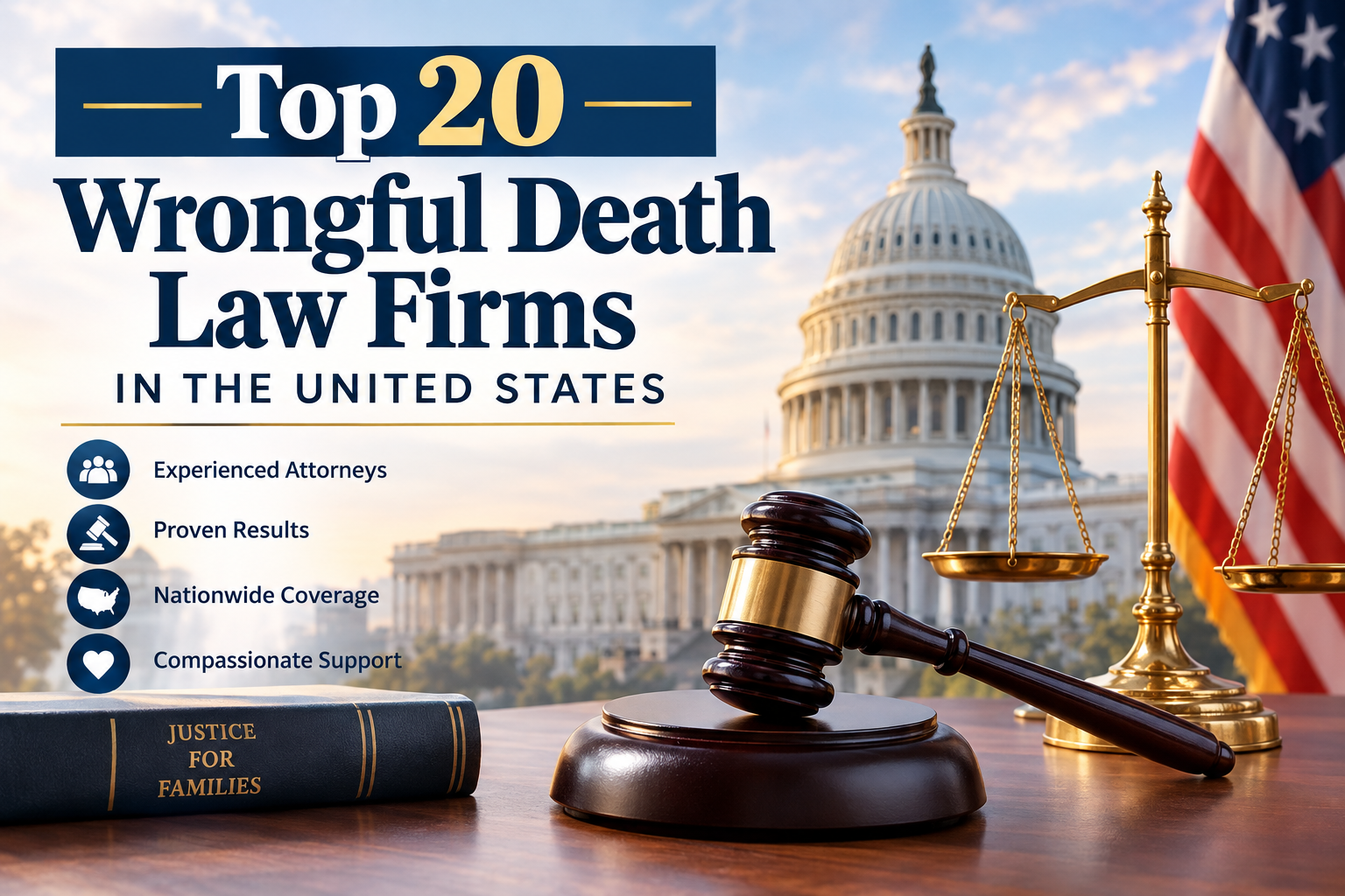Top 20 Wrongful Death Law Firms in the United States
